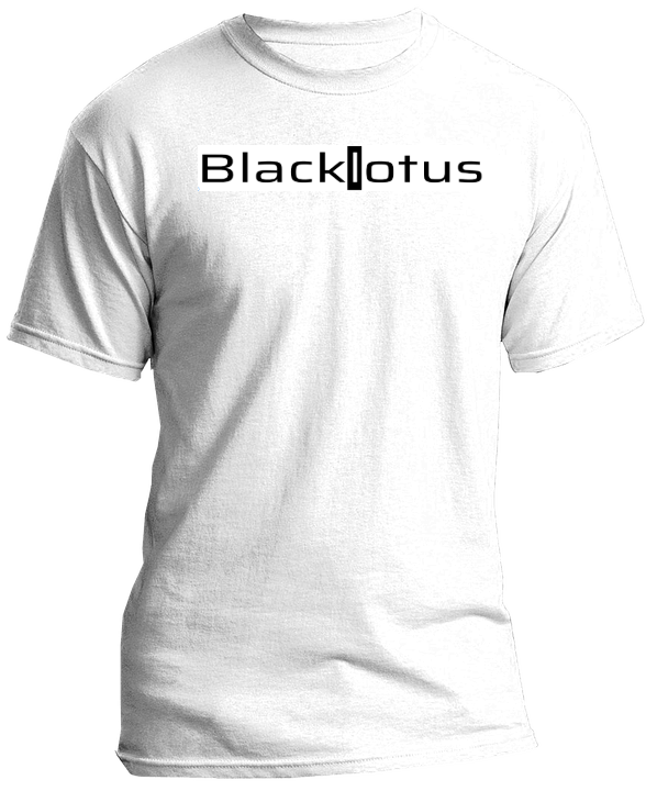 T-shirt with Black Lotus' album cover on the front.